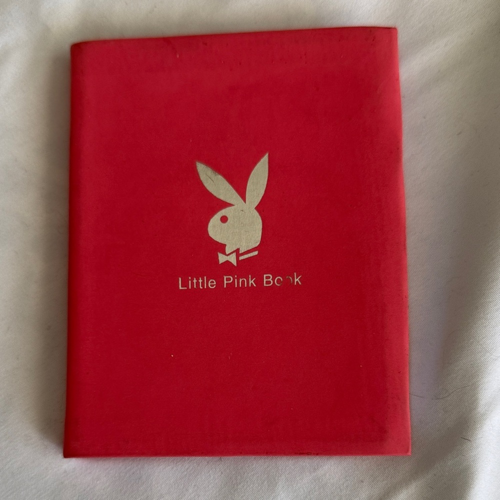 Playboy Pink Little Pink Address Book with Silver hologram Logo